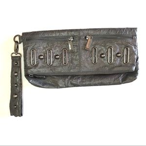 Bebe Foldover Clutch Wristlet